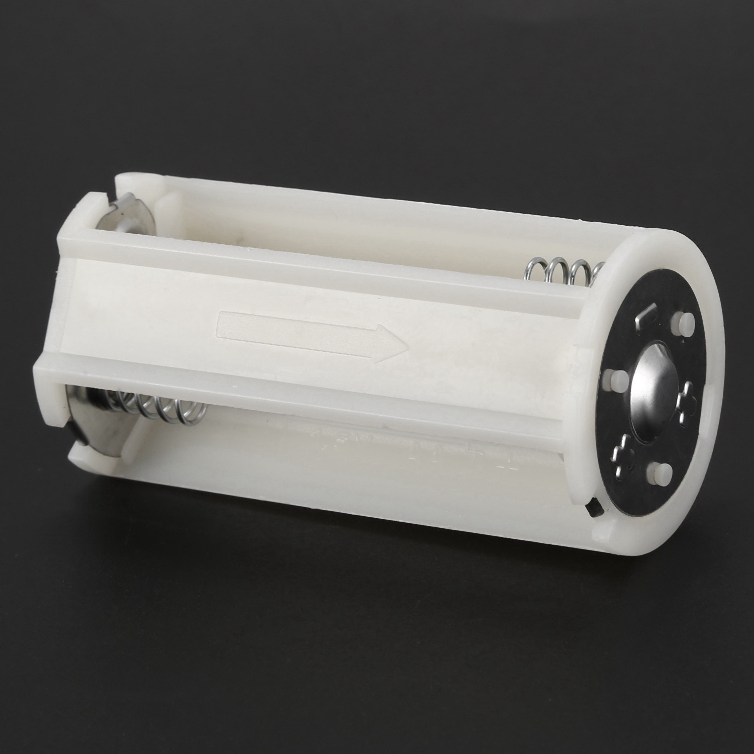Serial Connection Cylindrical 3x 1.5V AA Battery Plastic Holder 5 Pcs E8P15099