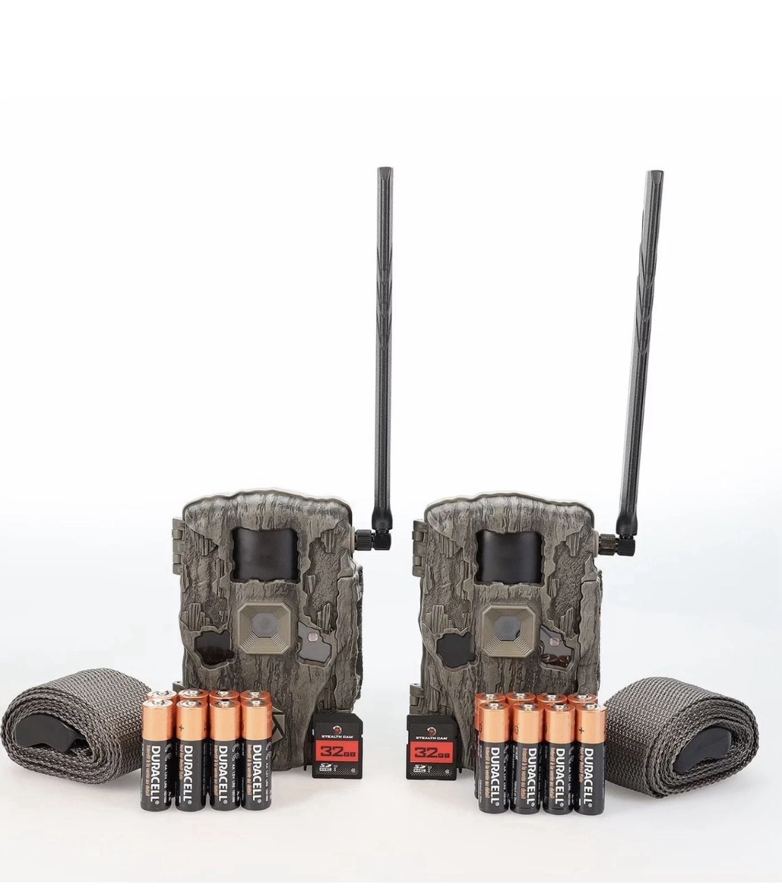 Trail Camera Stealth 2 Pk Sonix Pro 36 MP Cellular Dual Sim 80 ft. Range 32GB SD