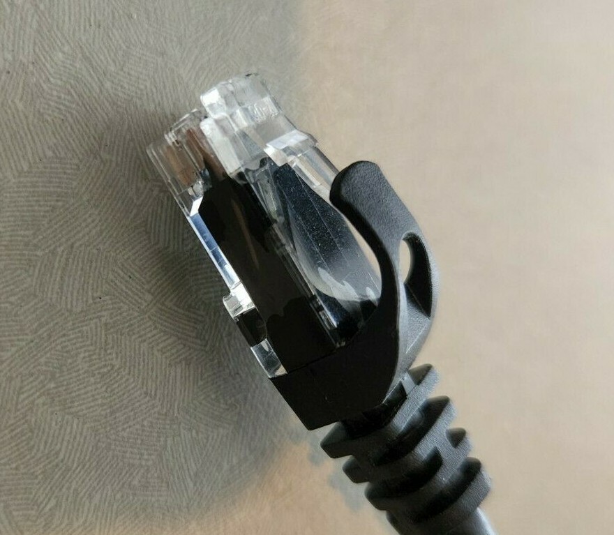 Black 3ft Cat 6e Ethernet Patch Cable