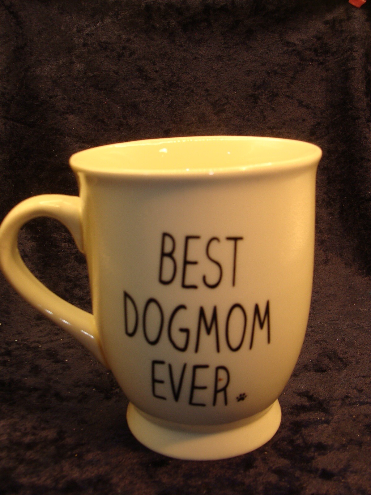“BEST DOG MOM EVER” ~ MUDPIE ~ 4.5”. ~ Very Excellent Condition ~