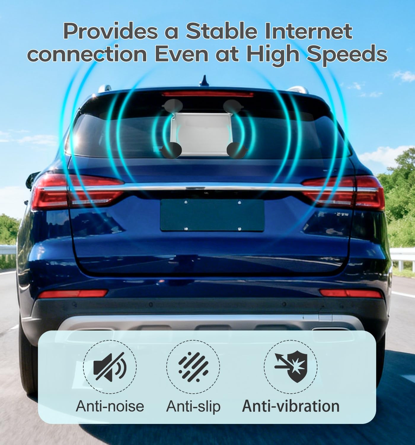 Morlivan Suction Cup Mount for Car Compatible with Starlink Mini, Protective ...