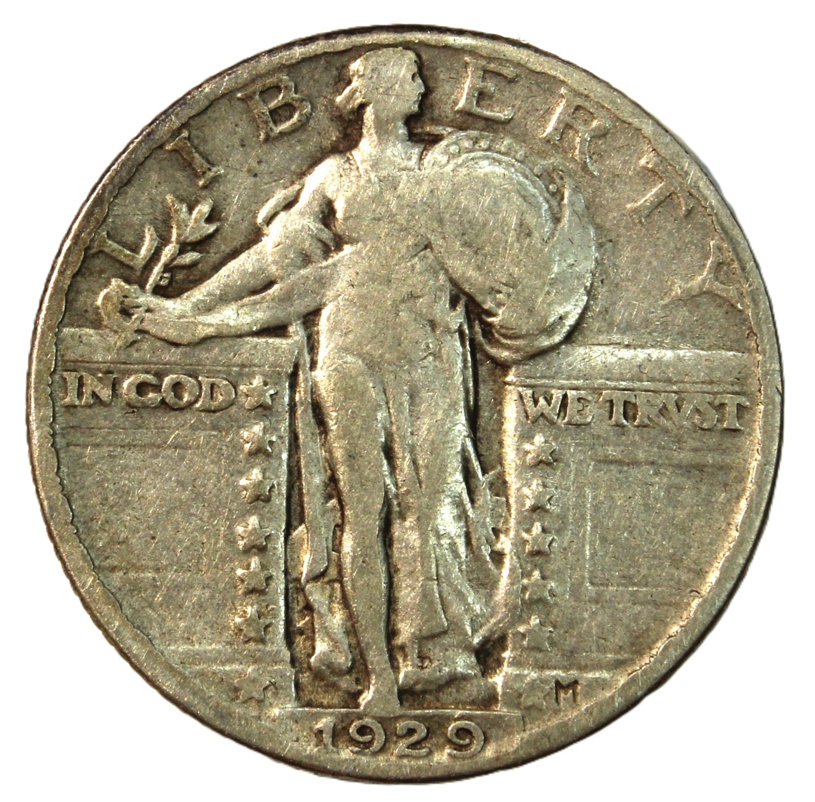 1929 25C Standing Liberty Quarter- Choice EF - SMH1449
