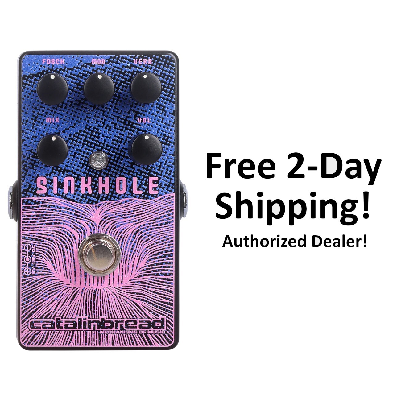New Catalinbread Sinkhole Etheral Reverb Guitar Effect Pedal