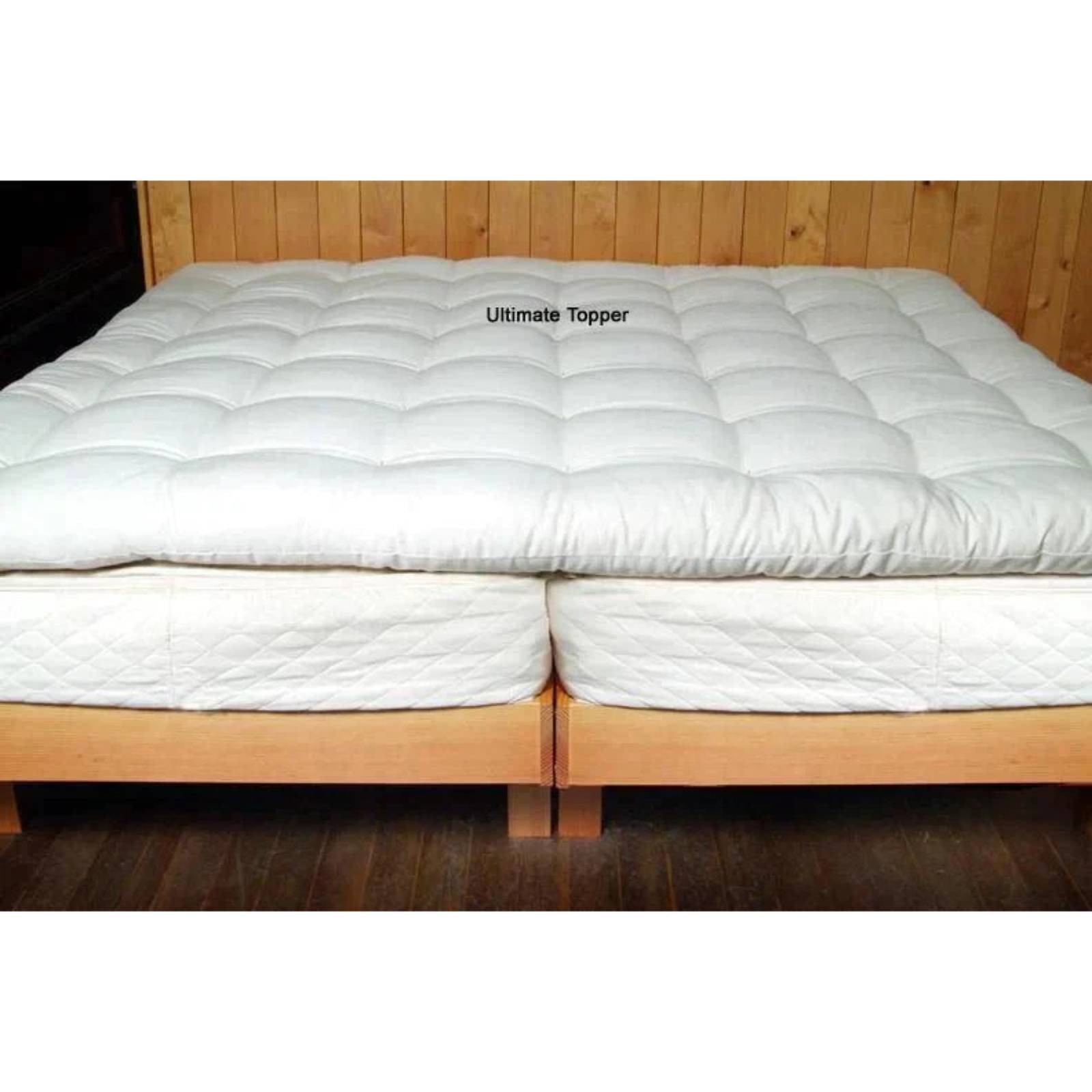 Holy Lamb Organics Quilted Mattress Topper Deep Sleep King 76" x 80"