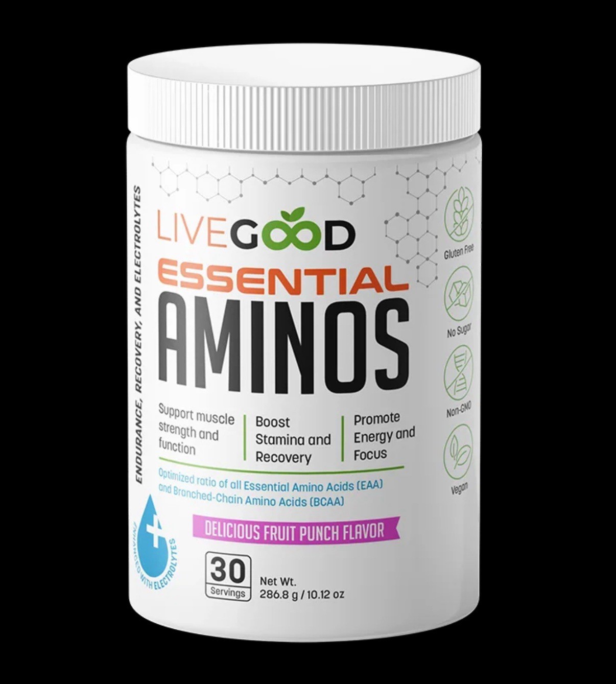 LiveGood Ultimate Performance Trio: Whey protein, Creatine, Essential Aminos