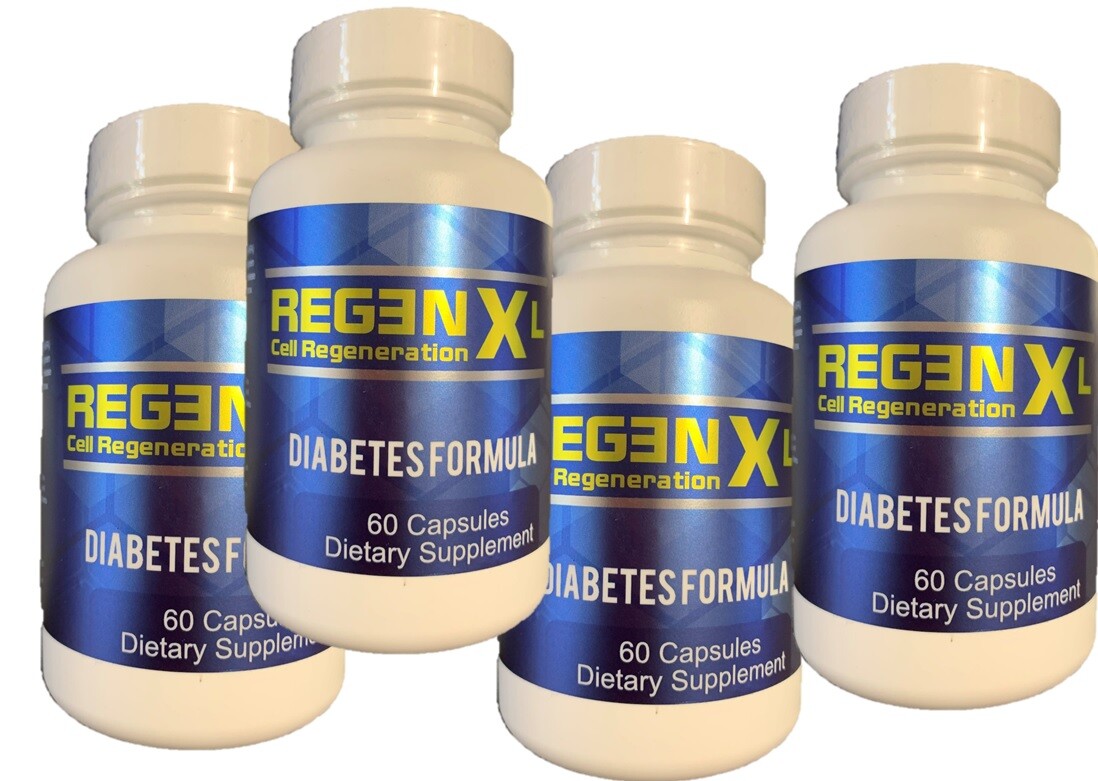4 Maxregen Diabetic Reg3nexl Muscle Strength Energy Gluten out Supplement Pills