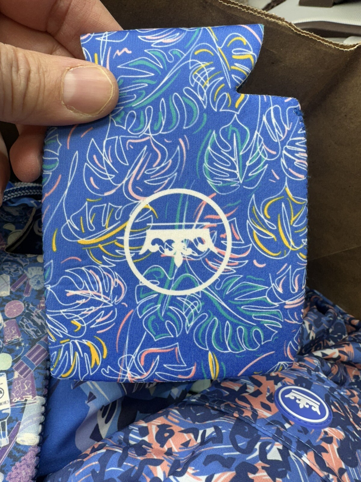 New In Package Peter Millar Blue Can Drink Holder Kooziee Winner Chooses
