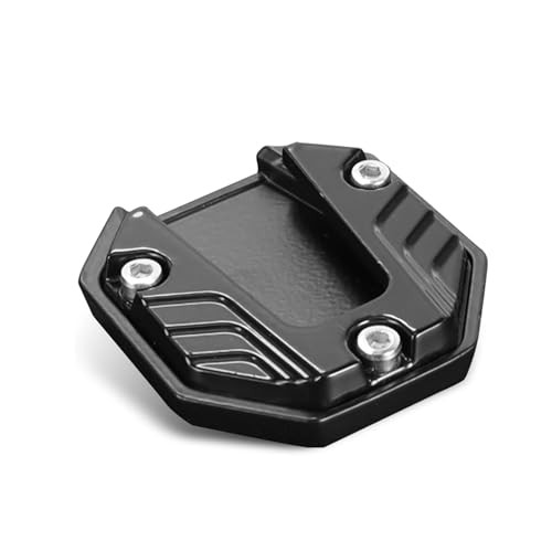 Motorcycle Kickstand Support Pad, Side Parking Stand Extension Plate, Enlarged