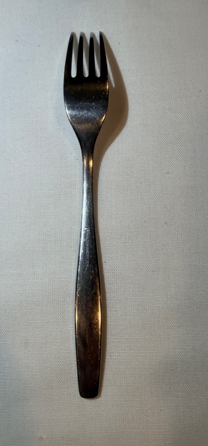 Gustav Stainless Flatware BIRGIT Pattern Dinner Fork Sweden 7.75" EUC Free Ship