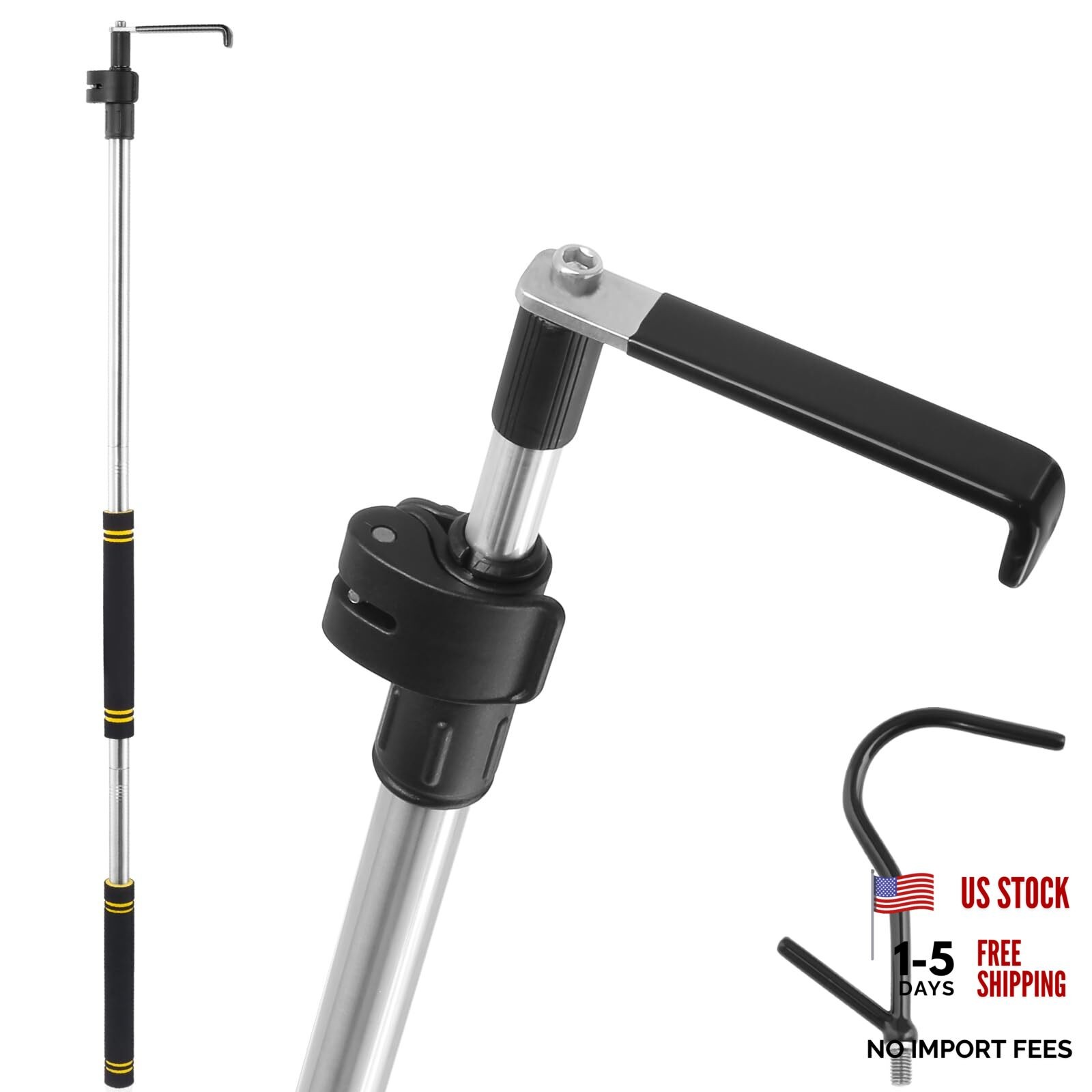 Cargo Grabber Reach Retriever Tool，Truck Bed Grabber Tool Adjustable Length