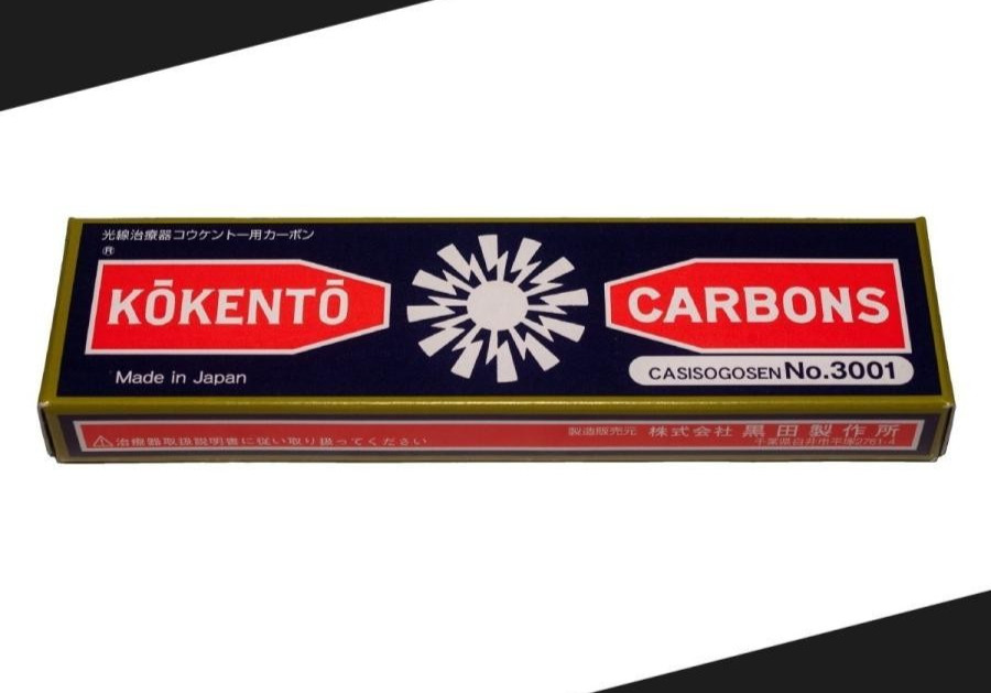 Kokento Carbon Arc Lamp No.3001 3 Boxes 30 Pieces Set Made In Japan Authentic