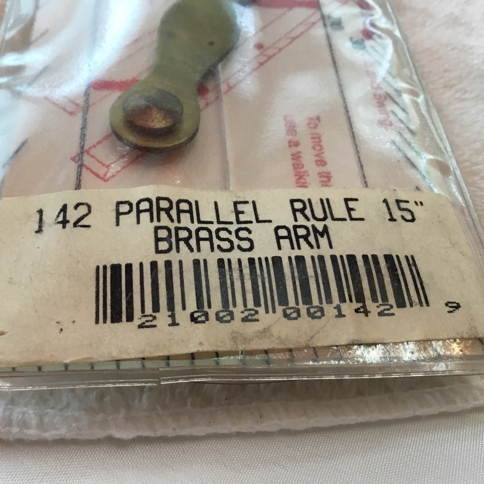 WEEMS & PLATH Denmark #142 Protractor Scale Brass Hardware 15" with Sleeve