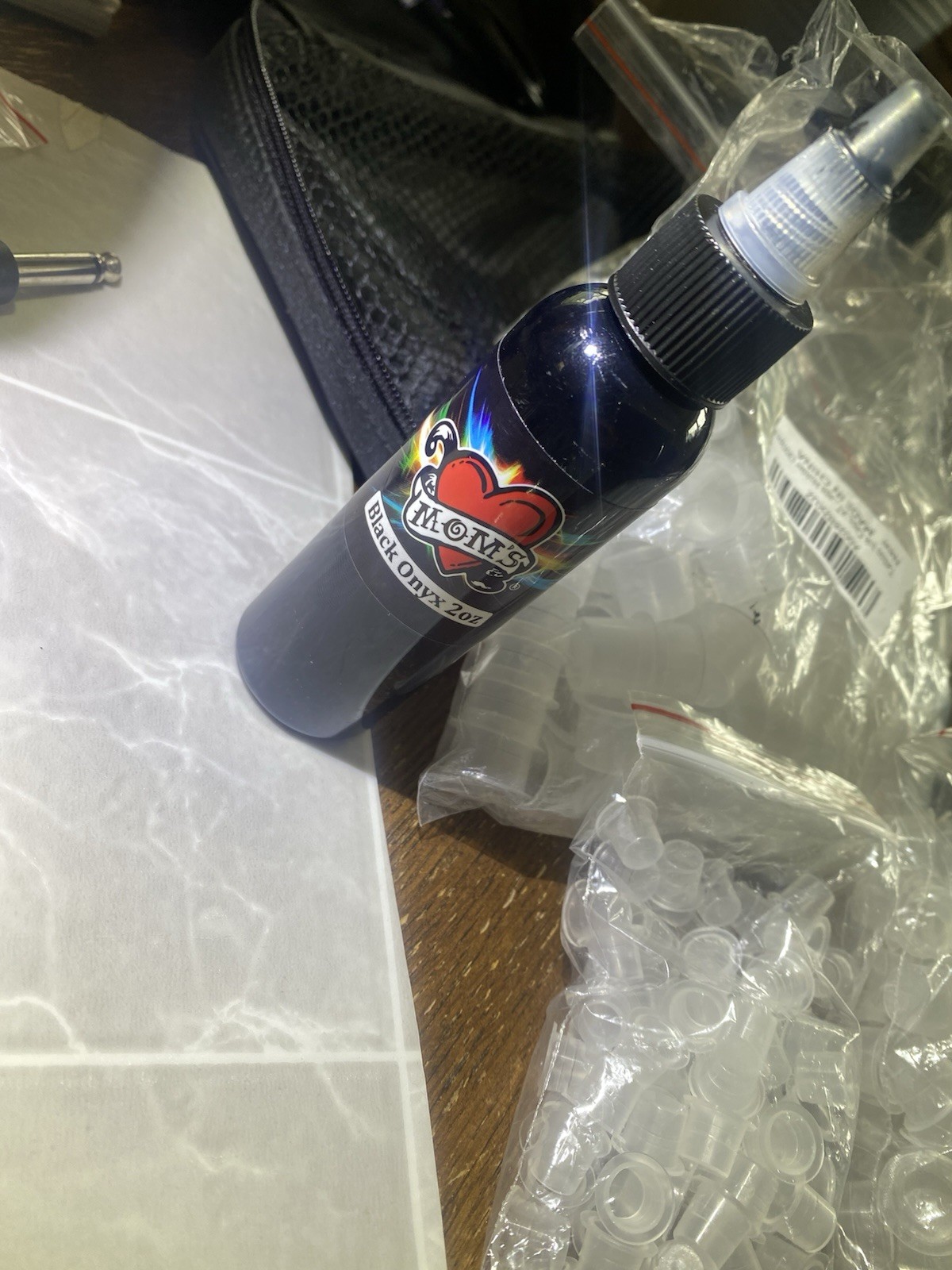 DRAGONHAWK Rotary Tattoo Mast tour Machine Kit PLUS EXTRAS!