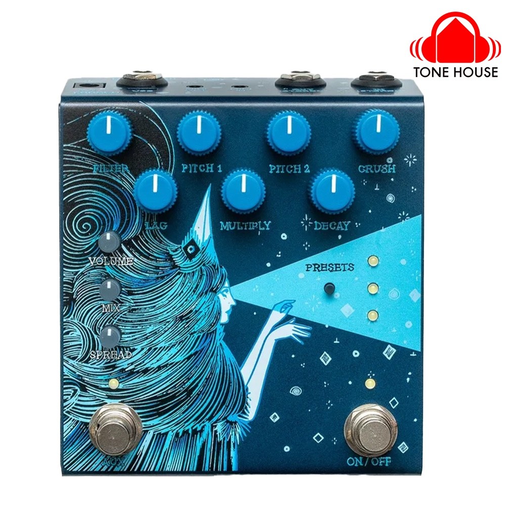 Old Blood Noise Endeavors Dark Star Stereo Soundscape Reverb (Blue) – New