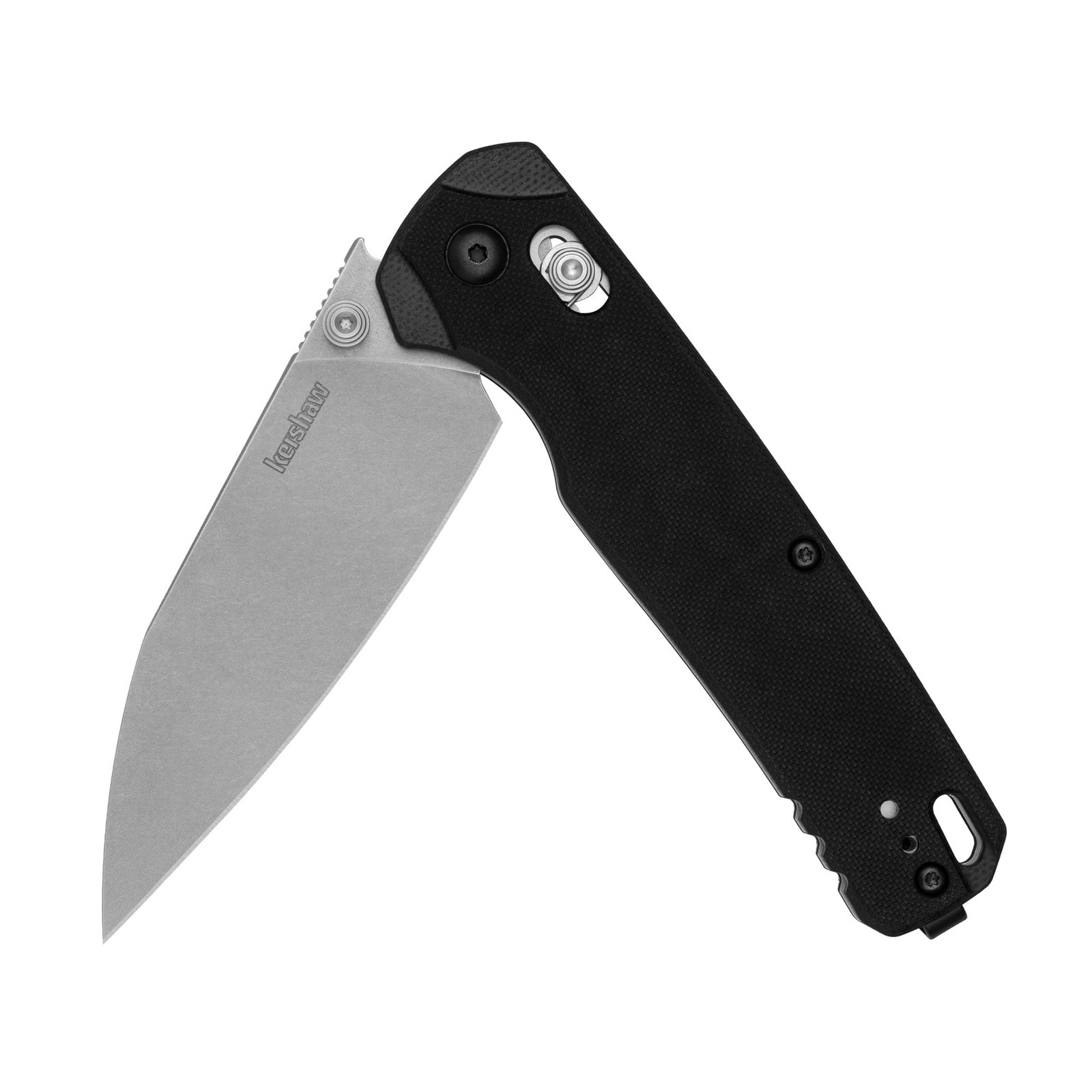 Kershaw Bel Air XL Manual Folding Pocket Knife 3.4" MagnaCut Black G10 6110