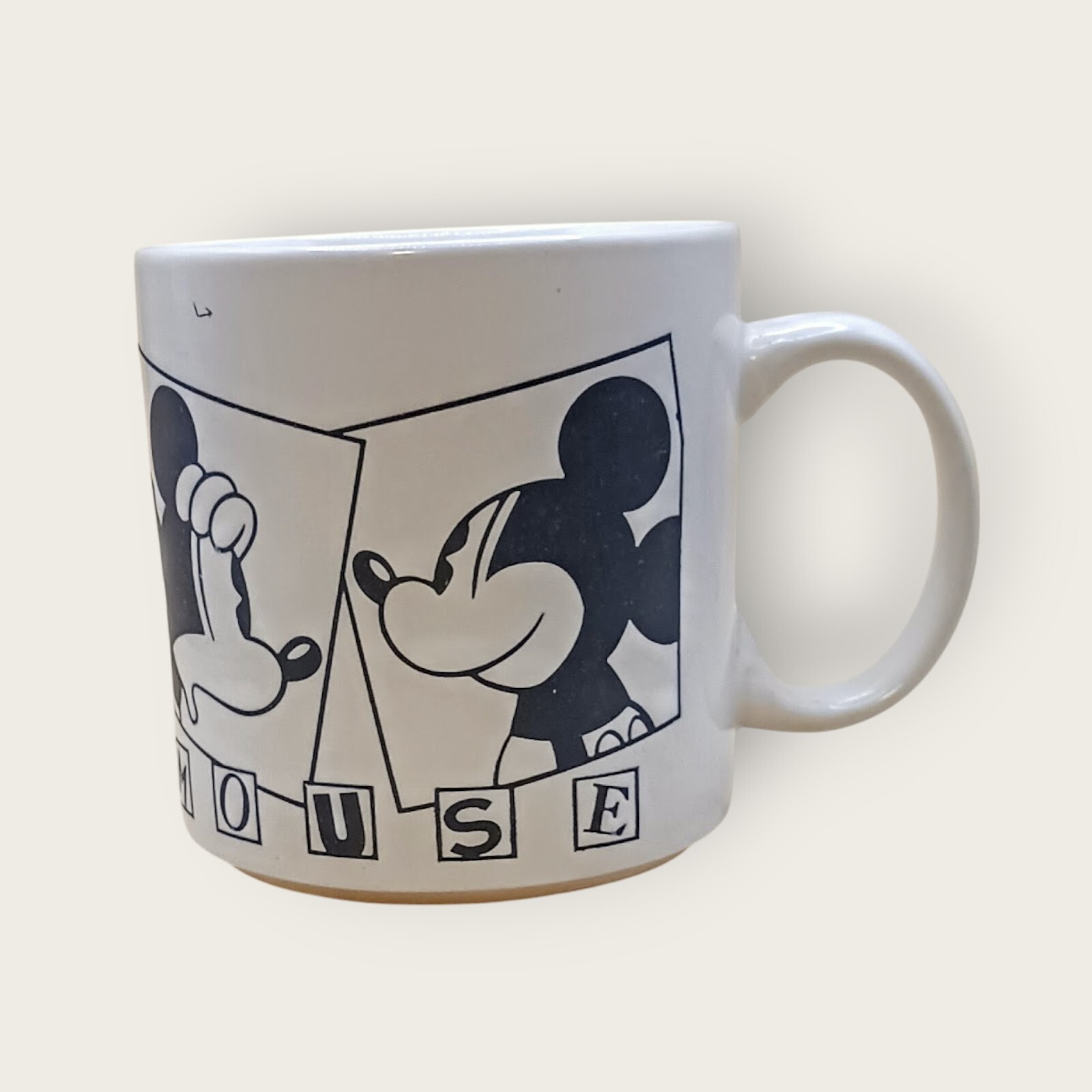 Vintage Mickey Mouse Mug--Applause--Mickey's Group---Coffee--Disney