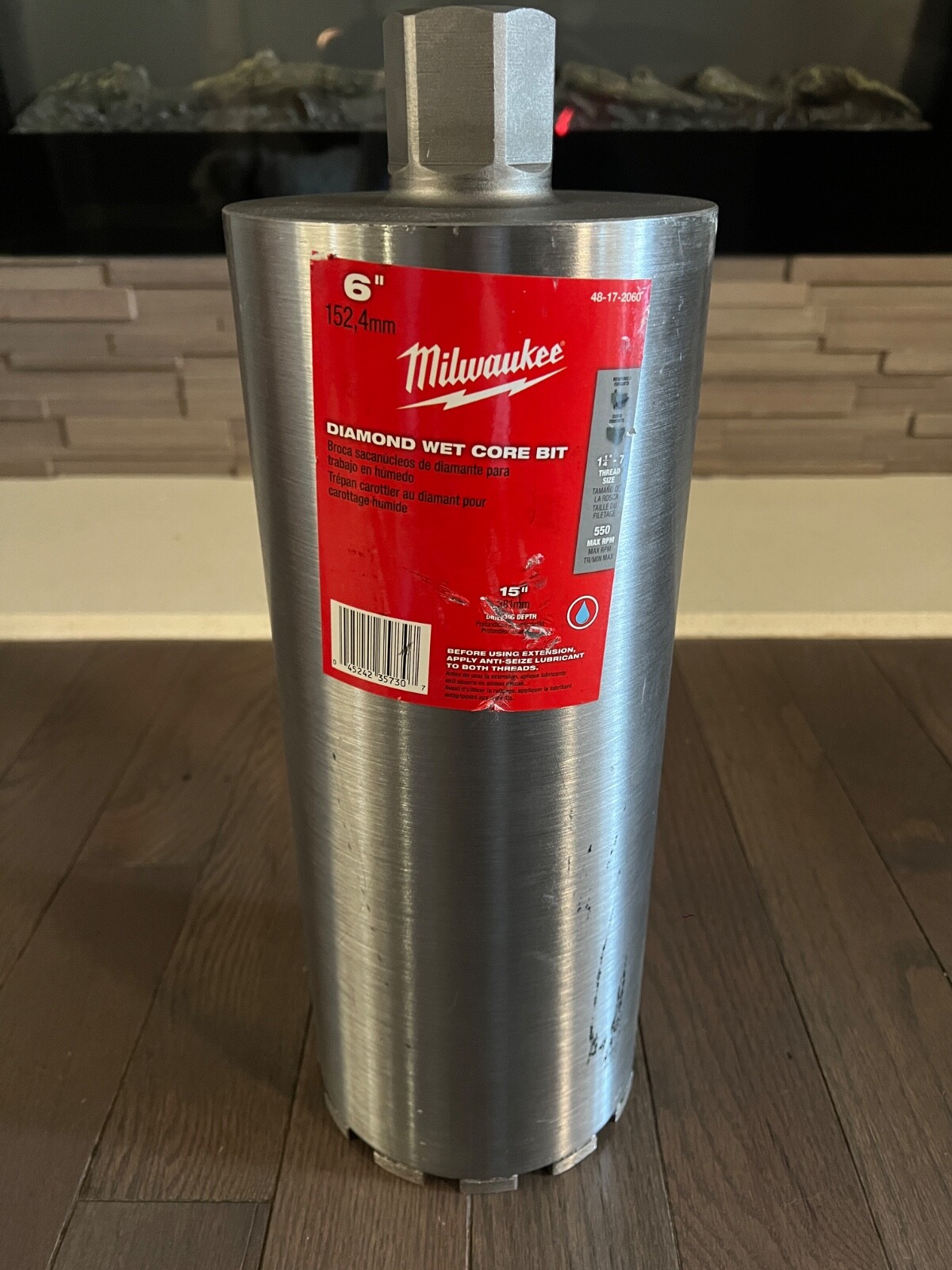 6" MILWAUKEE DIAMOND WET CORE BIT 48-17-2060