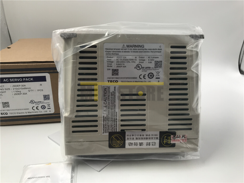 1PCS NEW FOR TECO Servo Motor JSDEP-30A Replace TSTEP30C