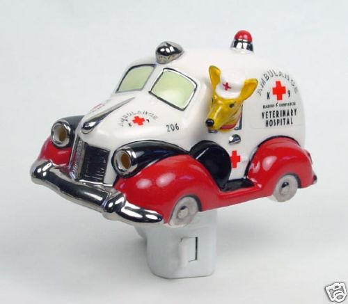 Henry Cavanagh K-9 Ambulance 3D Ceramic Car Night Light & Fox Terrier Driving