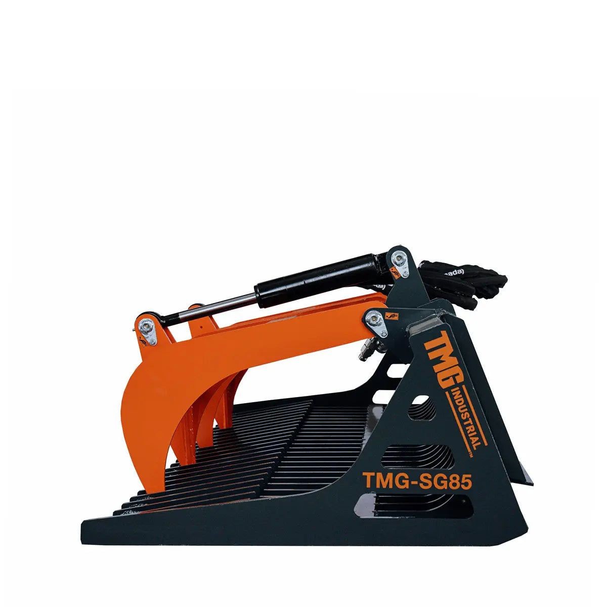 84" Skeleton Grapple for Skid Steer, 34" Opening, Hydraulic