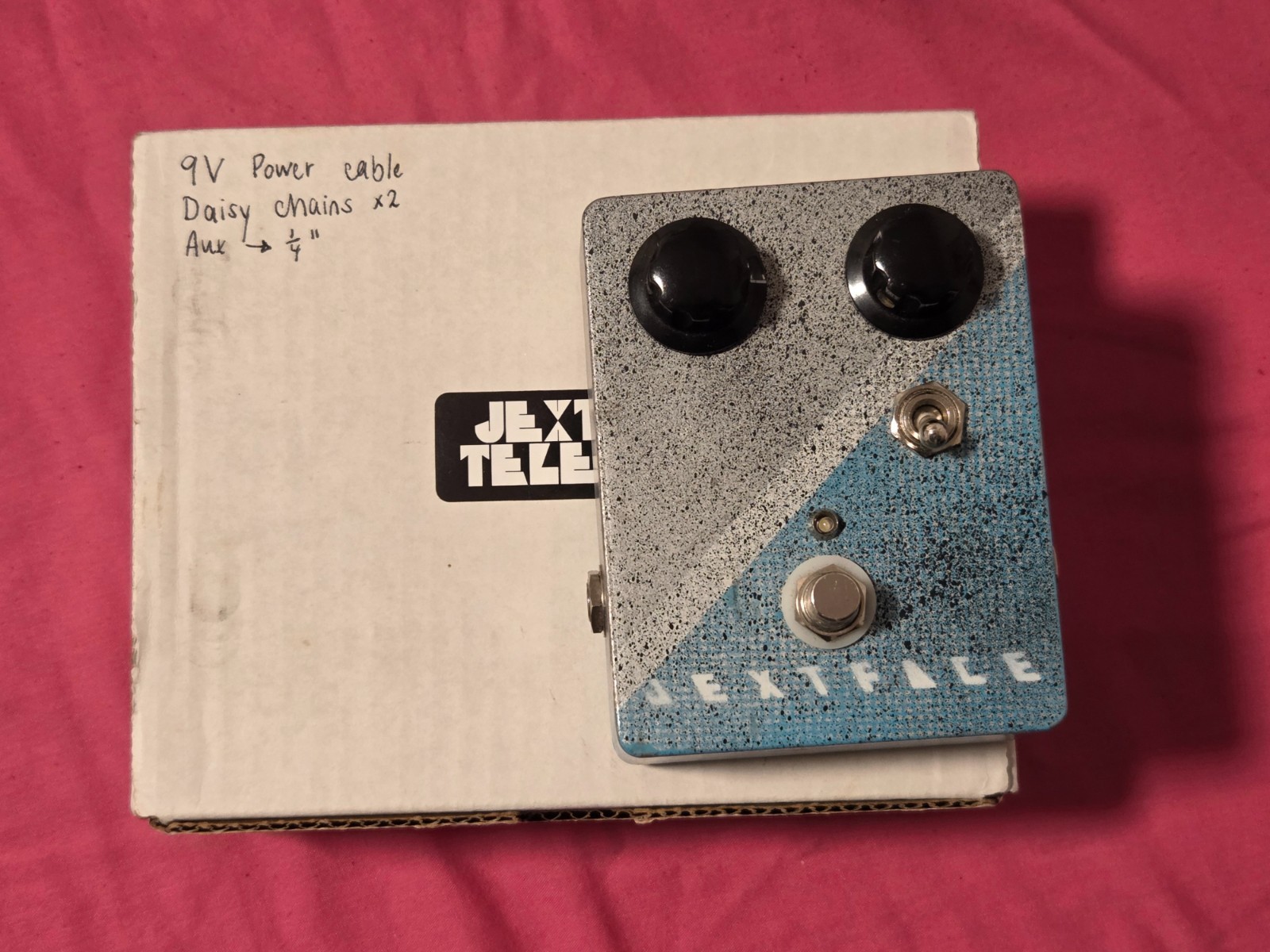 Jext Telez Jext Face fuzz Pedal With Box