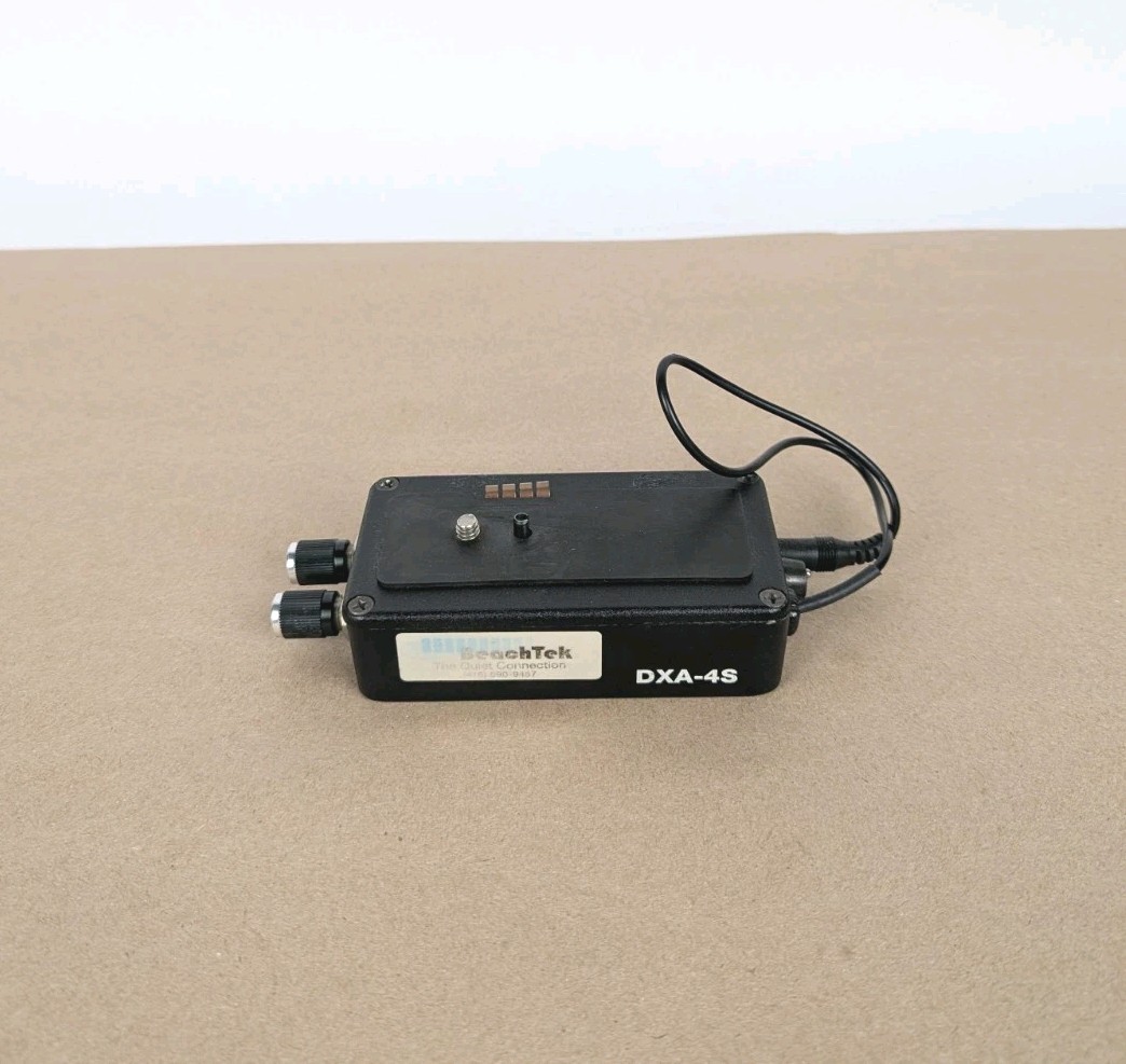 Optex Beachtek DXA-4S XLR Microphone Adapter Sony Vintage