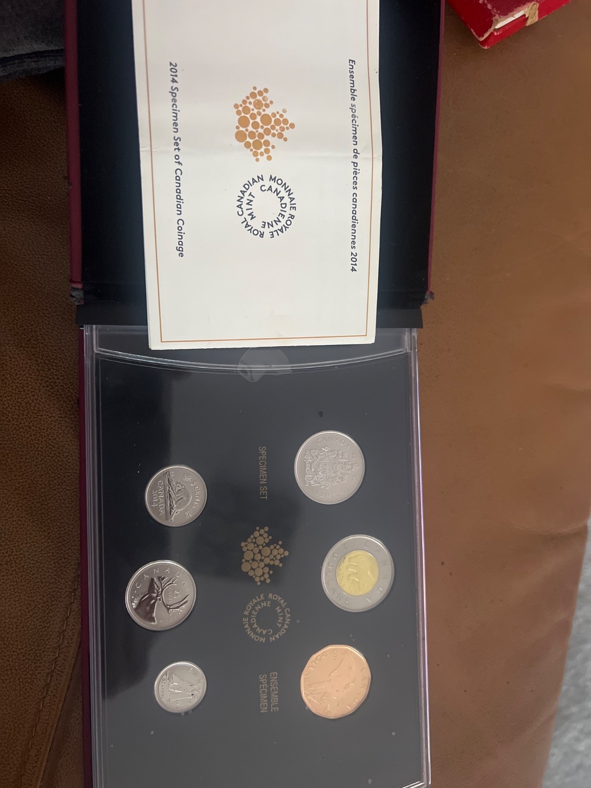 2014 canada canadian coin specimen set