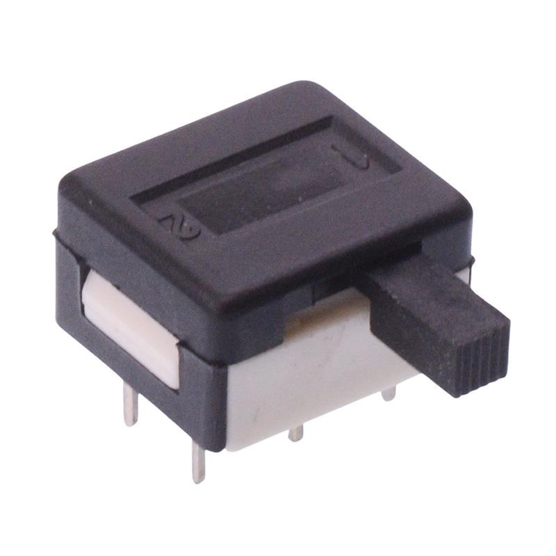 25546NA6 APEM On-On Professional Horizontal PCB Slide Switch Long Actuator DPDT
