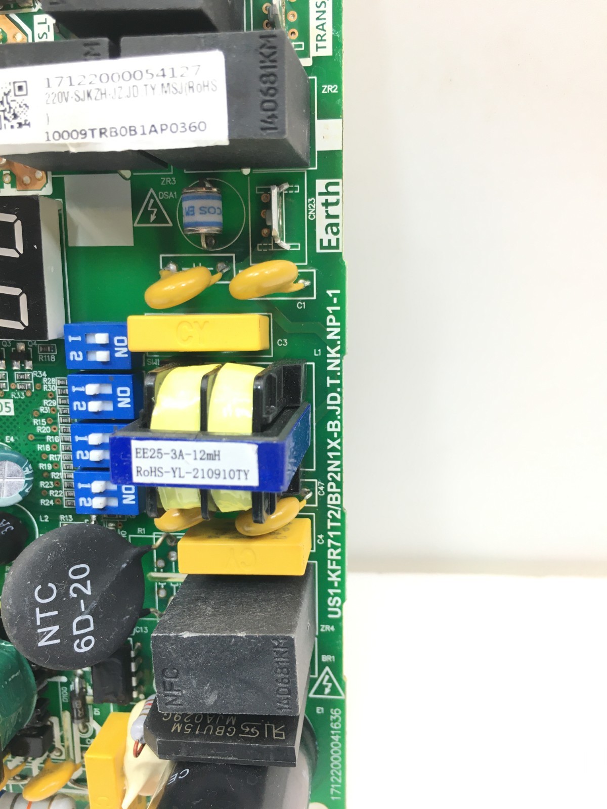 Carrier 17122000054127 Interface Control Board used #X245