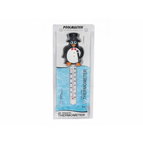 POOLMASTER 25303 Floating Pool Thermometer 1" 120F PVC Mr. Penguin