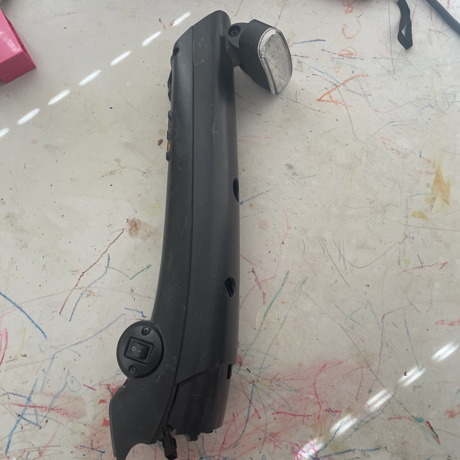 Handlebar Steering Stem Tiller With Headlight For A Pride Mobility Scooter HB26