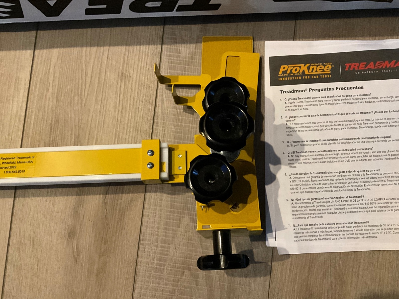 ProKnee TREADMAN Multi-Angle Stair Tread Cutter System