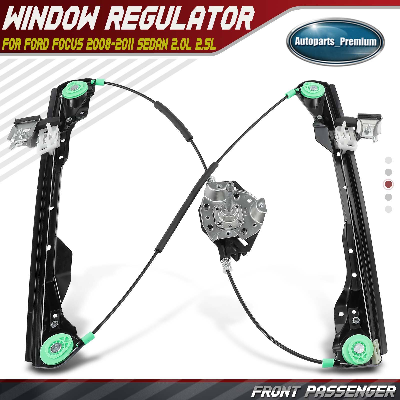 Front RH Right Passenger Side Manual Window Regulator For Ford Focus 08-11 Sedan