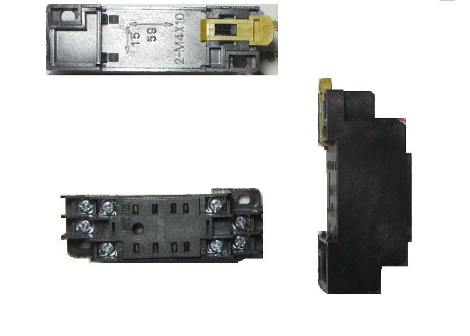 PYF08A Model 8 Pins 35mm Mounting Rail Relay Socket Base for HH52P MY2NJ