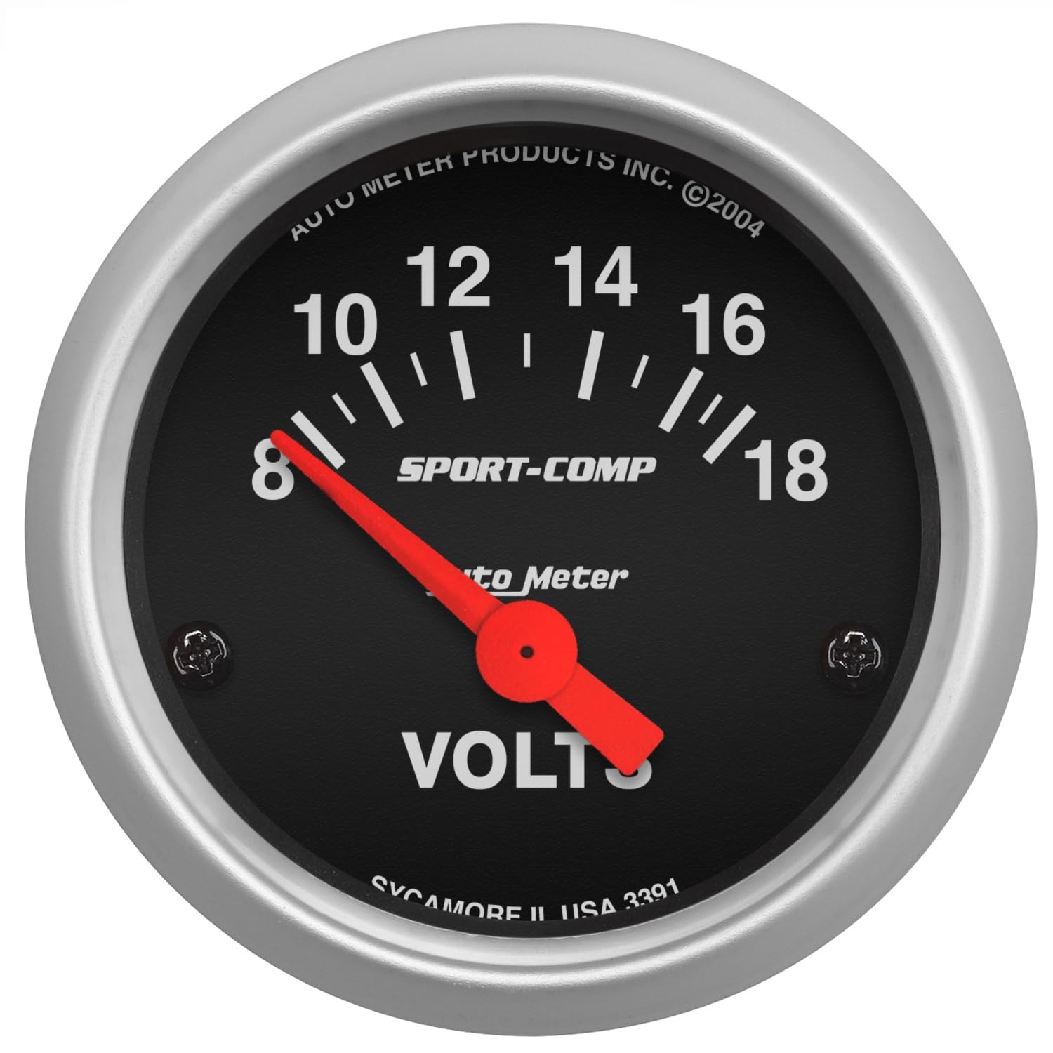 3391 Sport-Comp Voltmeter Gauge, 2.3125 in.