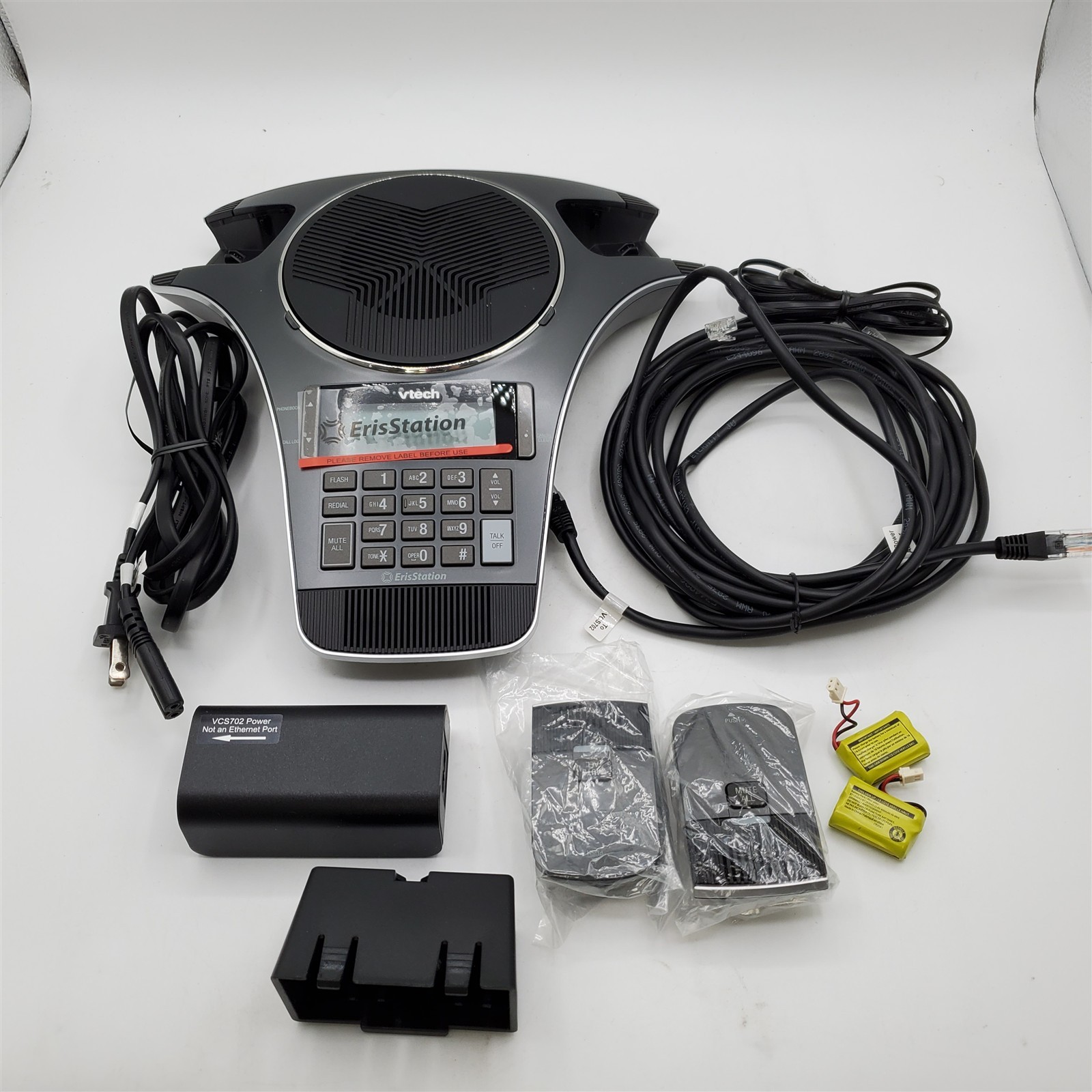 VTech VCS702 ErisStation Conference Phone With 2 Mics