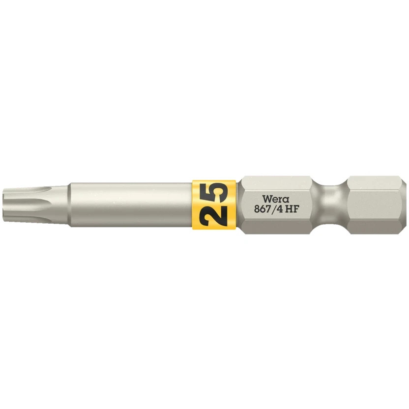WERA 05060507001 867/4 TORX® HF Bits with holding function, TX 15 x 50 mm