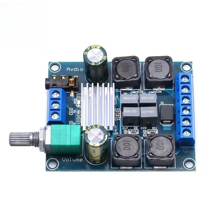 Advanced XY-502 2x50W Power Amplifier Module With Shortcircuits Protections