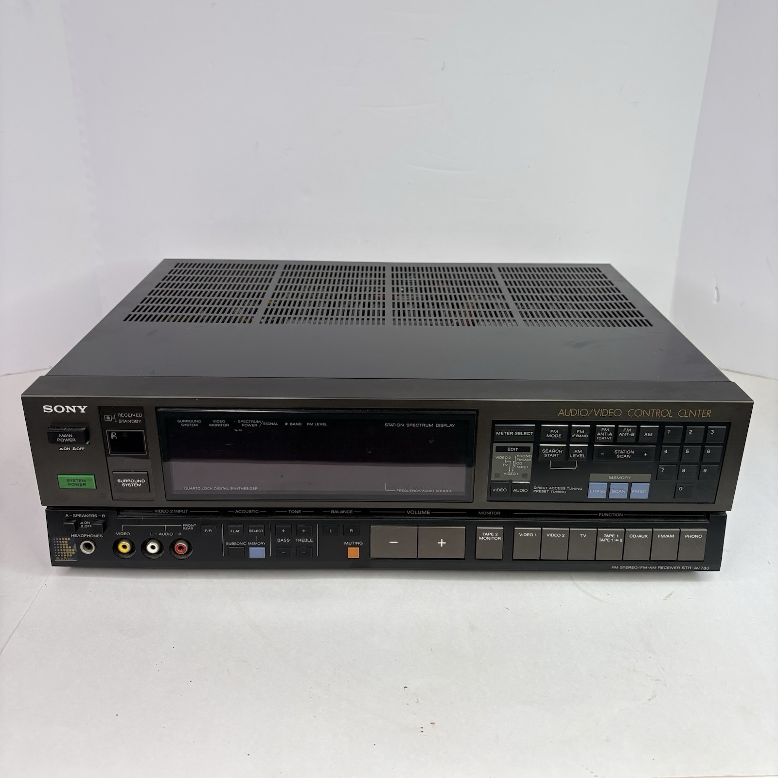 Sony STR-AV780 Stereo Receiver Audio Video Control Center Tested 1986 No Remote