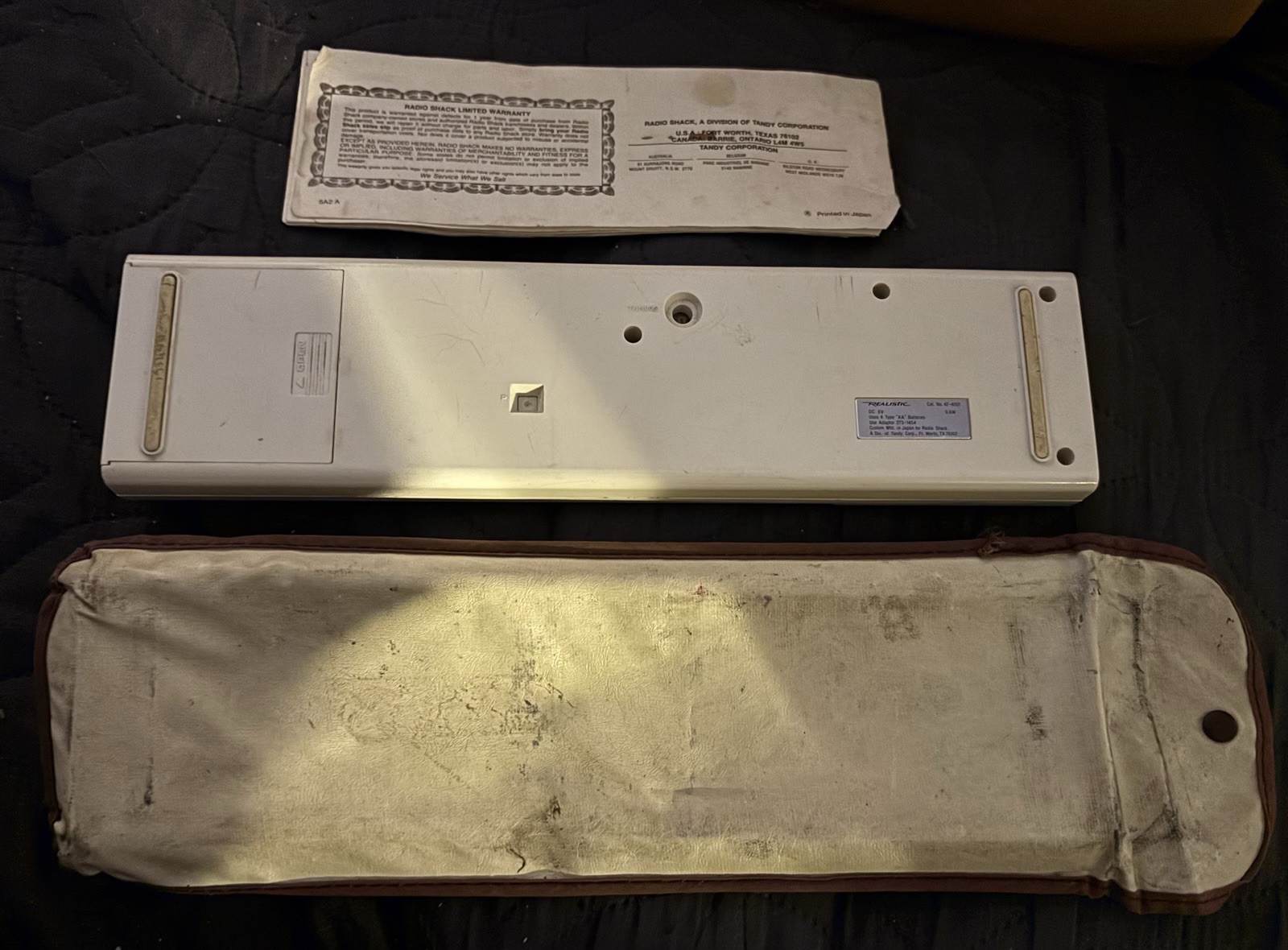 Realistic Concertmate 200 Keyboard Synthesizer Complete With Case & Instructions