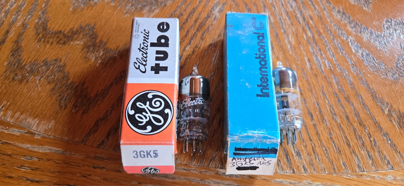 (2) GE/Amperex NOS 3GK5 Vacuum Tubes Tested