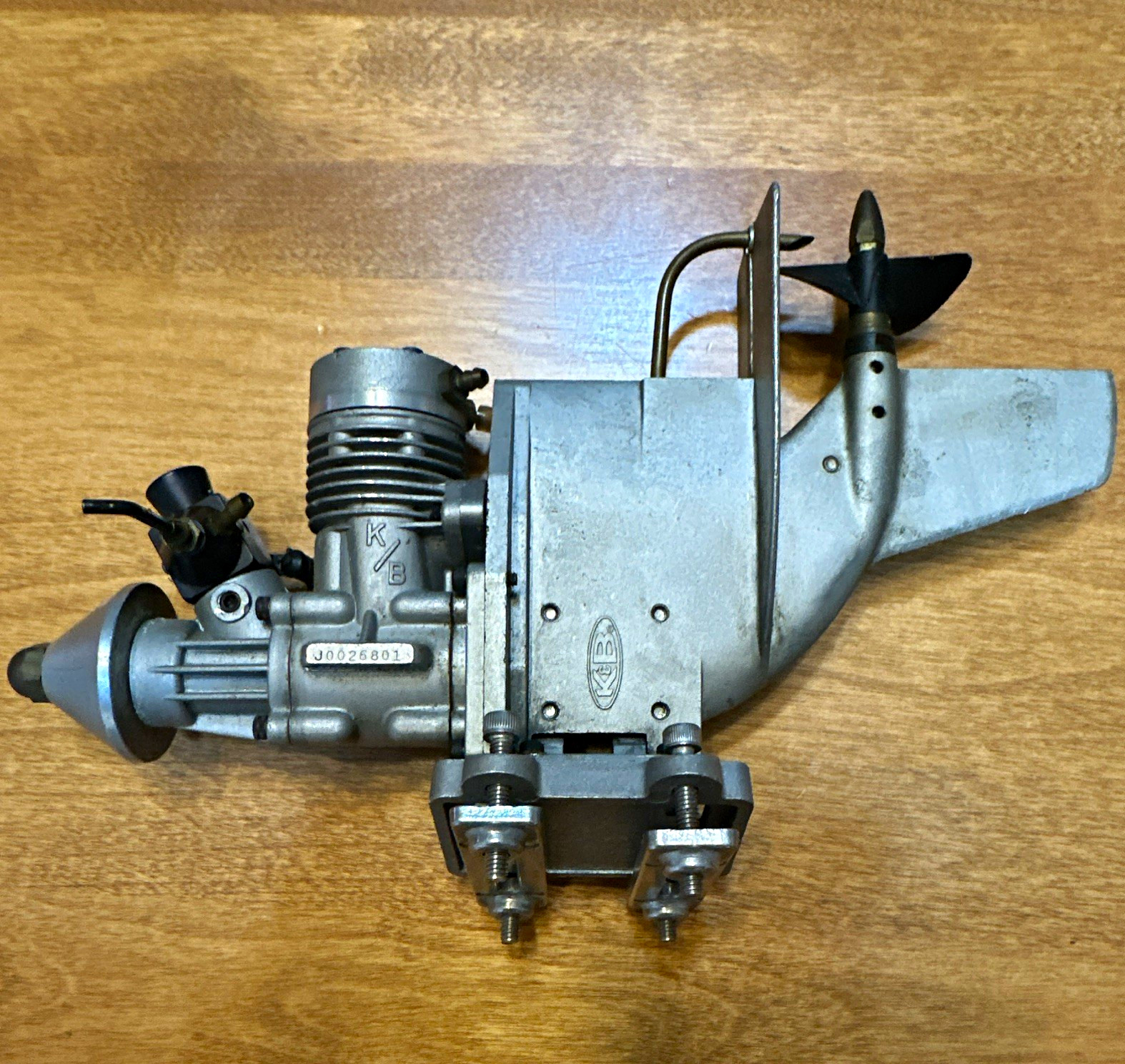 Vintage K&B 3.5cc .21 Outboard RC Boat Engine