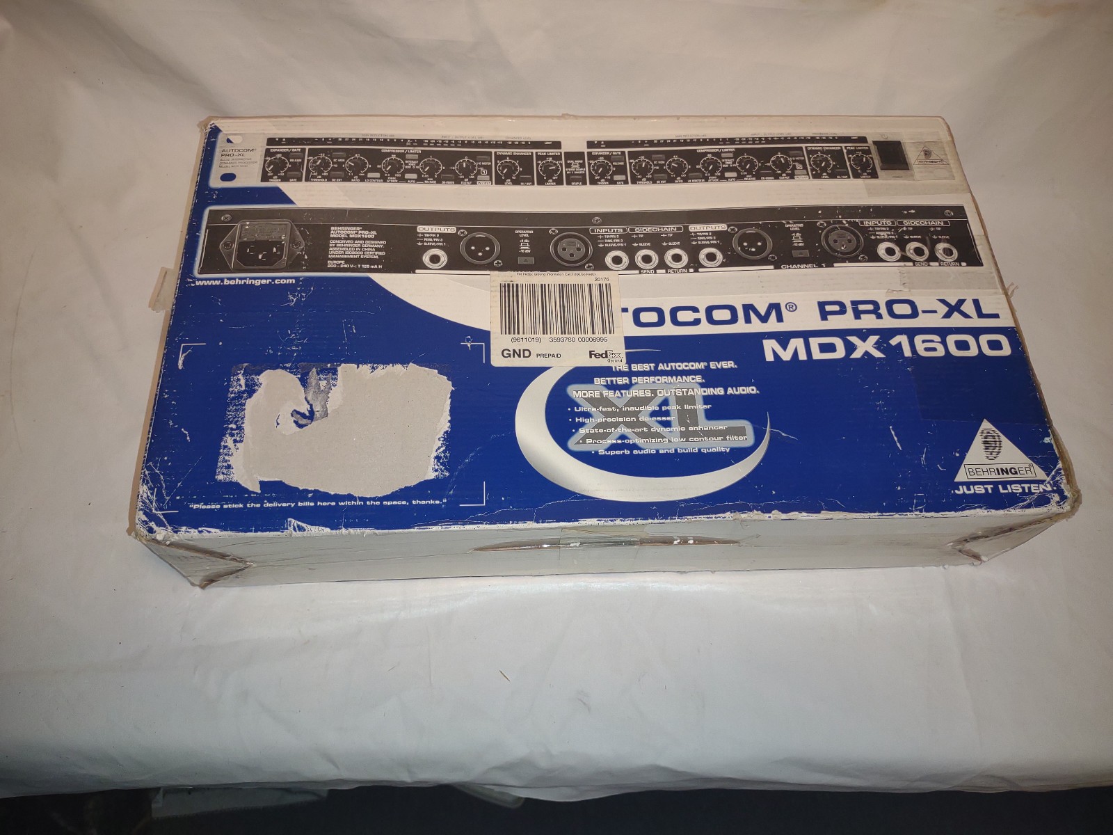 Behringer Autocom Pro-XL MDX1600 2-Channel Dynamics Processor