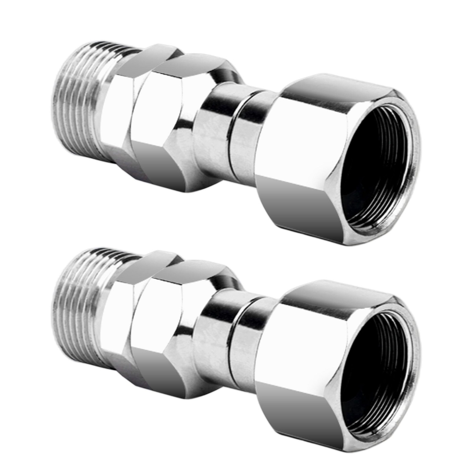 M22 14mm Pressure Washer Swivel Fitting 360° Kink-Free Hose Connector Kit (