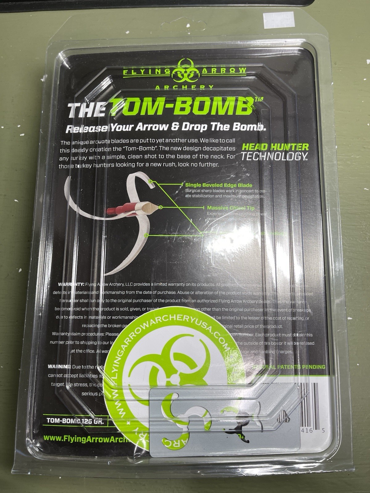 Flying Arrow Archery The Tom-Bomb Broadhead 125 Grain