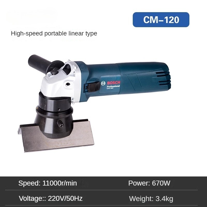 Portable Straight Chamfering Machine CM-120 Small Plate Beveling Machine