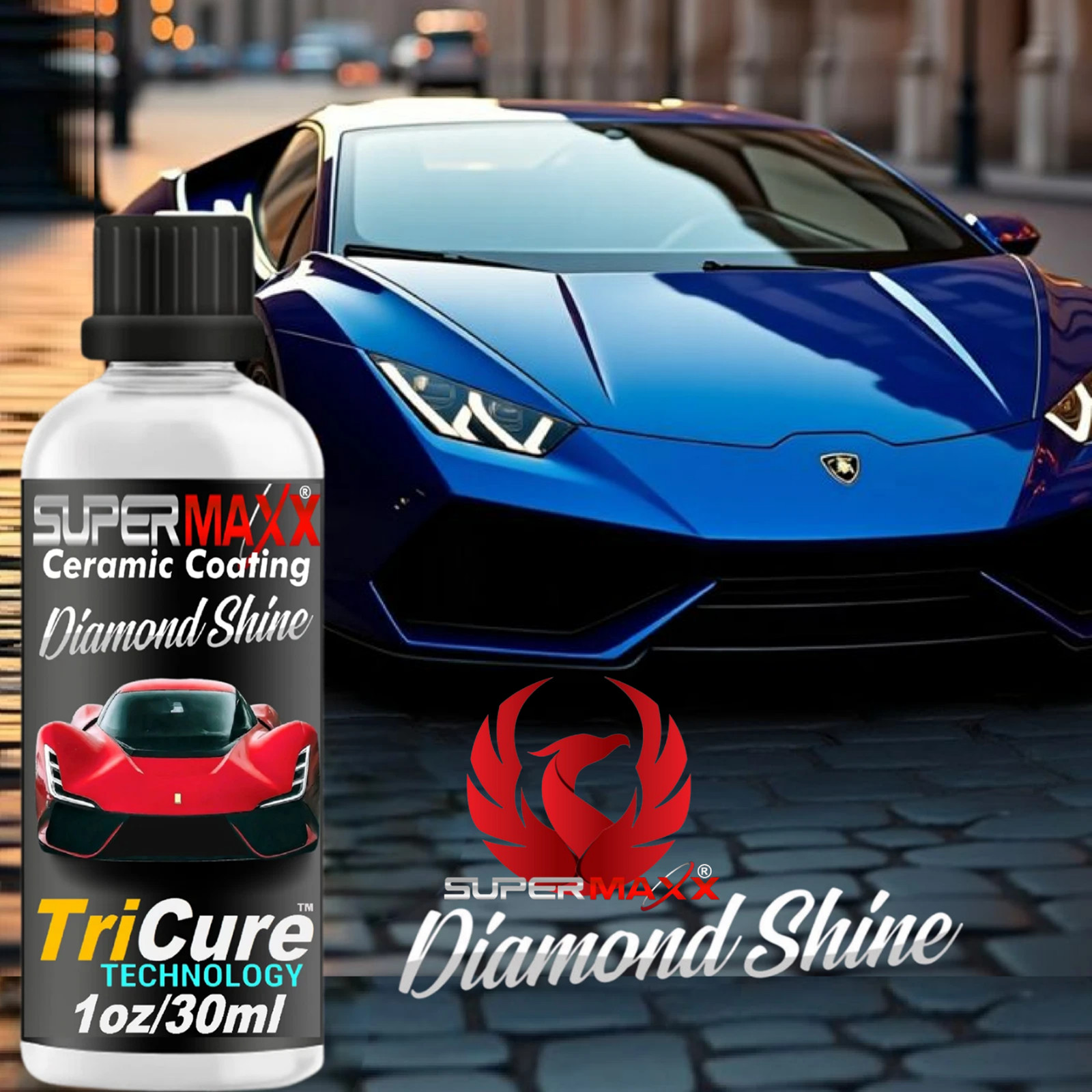 SUPERMAXX POLYSILAZANE CERAMIC CAR COATING '5 YEAR' SCRATCH RESISTANT PROTECTION
