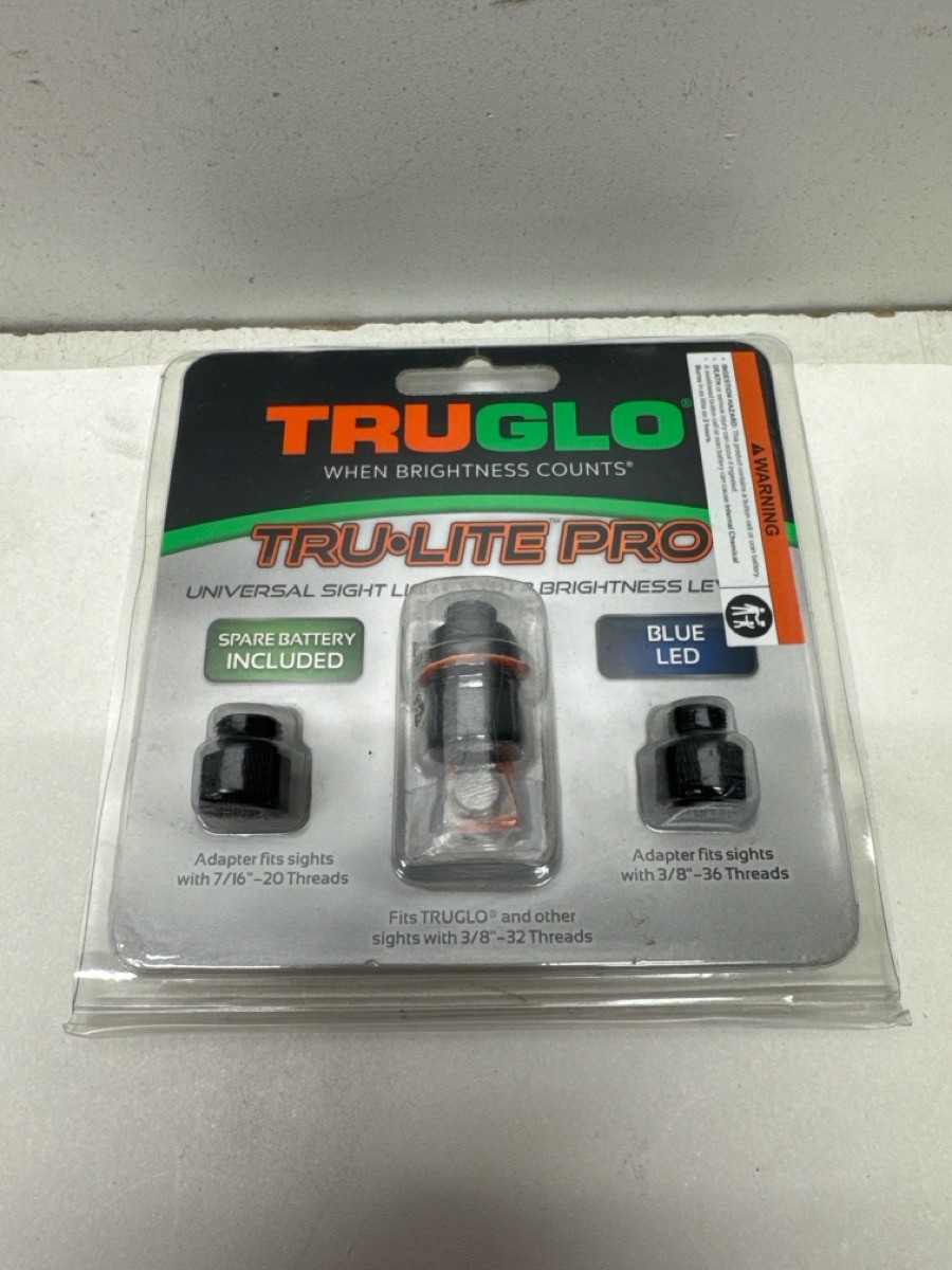 Brand New TruGlo Tru-Lite Pro Universal Bow Sight Light Blue LED TG5 (P03061284)