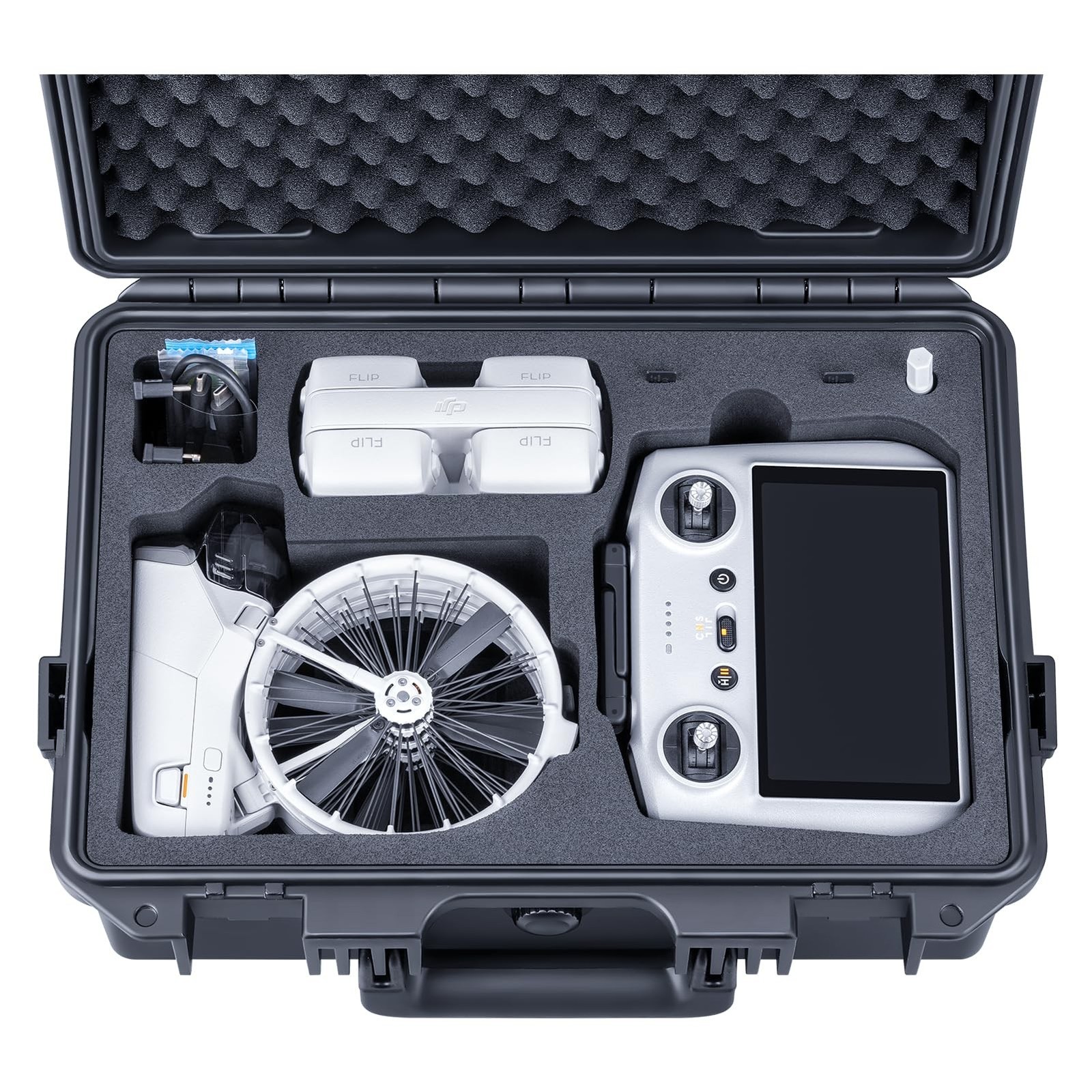 Lykus Titan FP110 Waterproof Hard Case for DJI Flip Drone and DJI RC 2/RC-N3,...