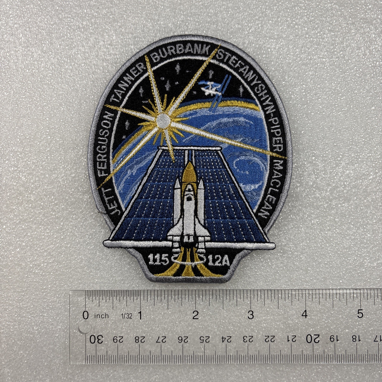 NASA STS-115 (ISS Assembly Mission 12A) Space Shuttle Atlantis Mission Patch